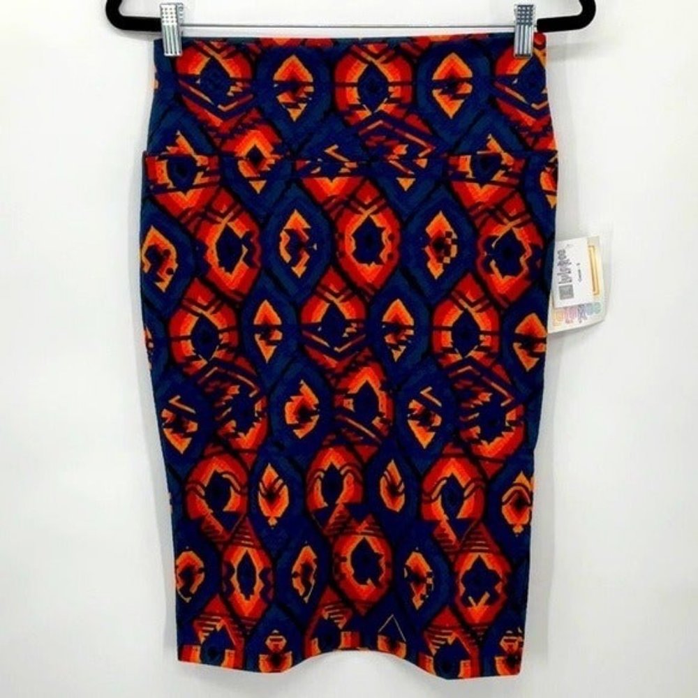 Lularoe Cassie NWT Mulicolor Print Skirt